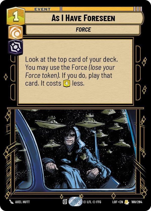 As I Have Foreseen (LOF 188/264) - Star Wars Unlimited