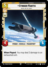 Stinger Mantis - Where Are We Going? - Star Wars Unlimited