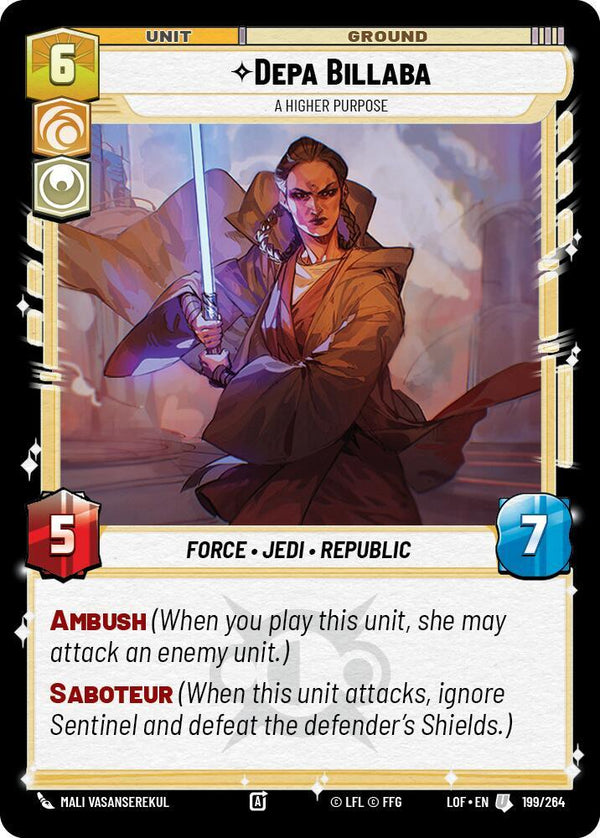 Depa Billaba - A Higher Purpose - Star Wars Unlimited
