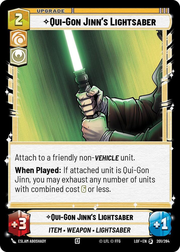 Qui-Gon Jinn's Lightsaber - Star Wars Unlimited