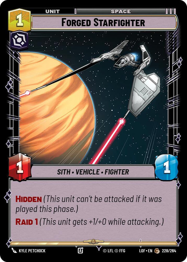 Forged Starfighter - Star Wars Unlimited
