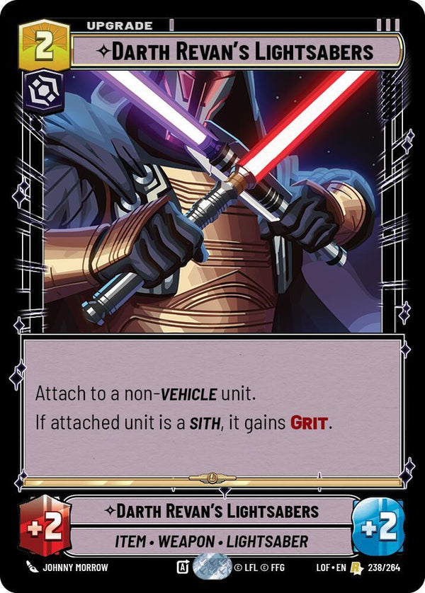Darth Revan's Lightsabers - Star Wars Unlimited