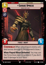 Savage Opress - Imbued With Hate - Star Wars Unlimited