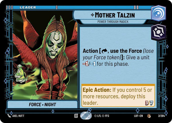 Mother Talzin - Power Through Magick - Star Wars Unlimited