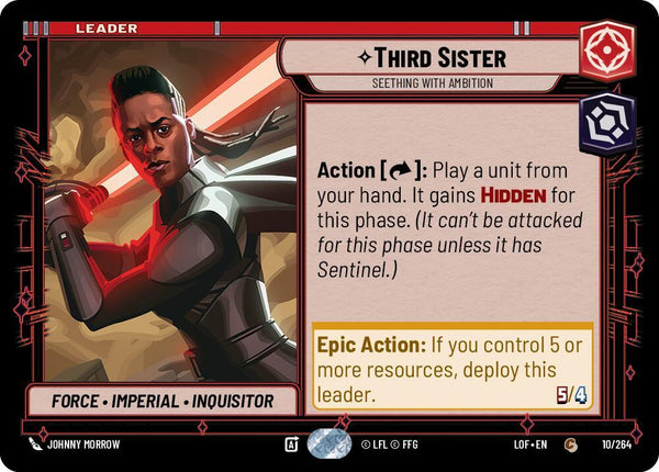 Third Sister - Seething With Ambition - Star Wars Unlimited