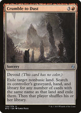 Crumble to Dust - Magic: The Gathering