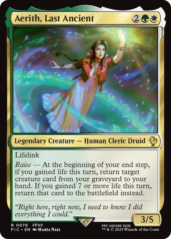 Aerith, Last Ancient (Surge Foil) - Magic: The Gathering