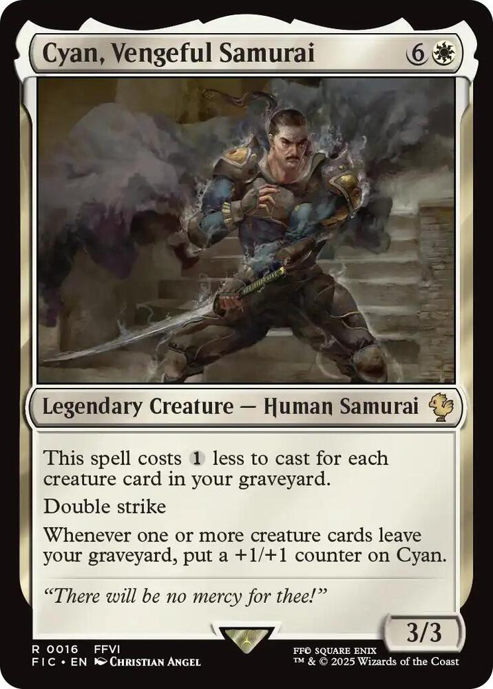Cyan, Vengeful Samurai (Surge Foil)