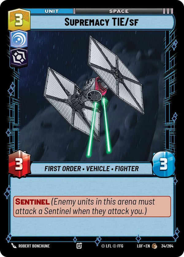 Supremacy TIE/sf - Star Wars Unlimited
