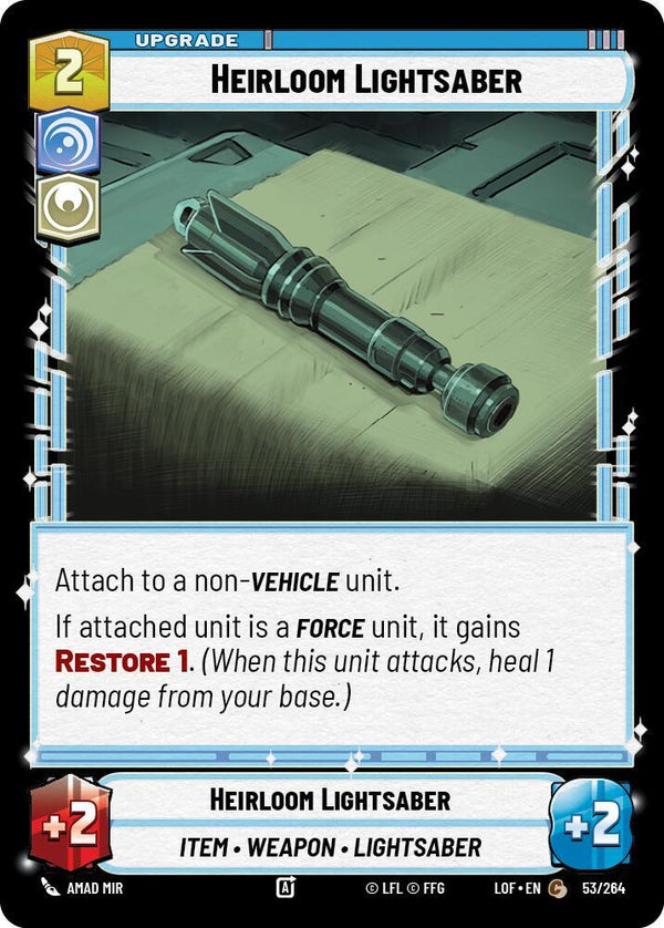 Heirloom Lightsaber - Star Wars Unlimited