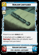 Heirloom Lightsaber - Star Wars Unlimited