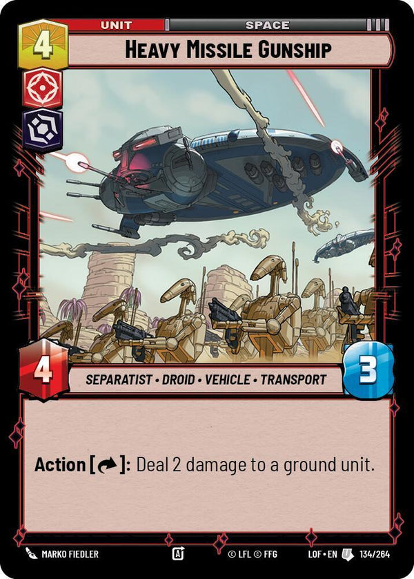 Heavy Missile Gunship - Star Wars Unlimited