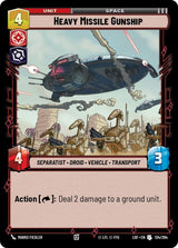 Heavy Missile Gunship - Star Wars Unlimited