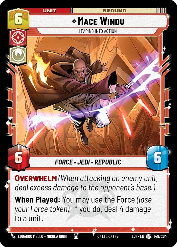 Mace Windu - Leaping into Action