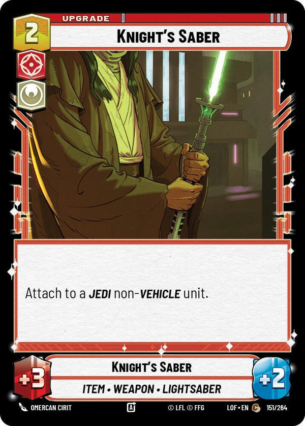 Knight's Saber - Star Wars Unlimited