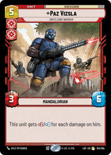 Paz Vizsla - Unyielding Warrior (LOF 153/264) - Star Wars Unlimited