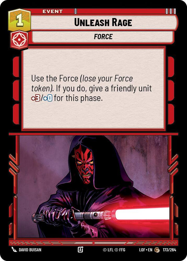 Unleash Rage - Star Wars Unlimited