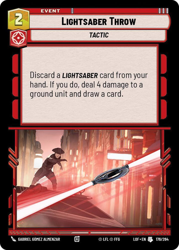 Lightsaber Throw - Star Wars Unlimited