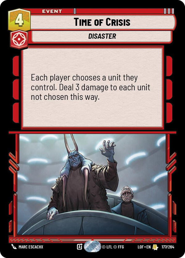 Time of Crisis (177/264) (177/264) [Legends of the Force] - Fantasy Flight Games