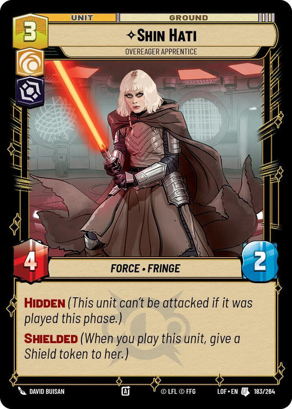 Shin Hati - Overeager Apprentice - Star Wars Unlimited