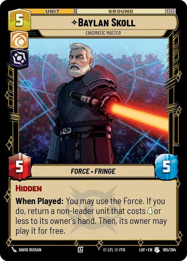 Baylan Skoll - Enigmatic Master - Star Wars Unlimited