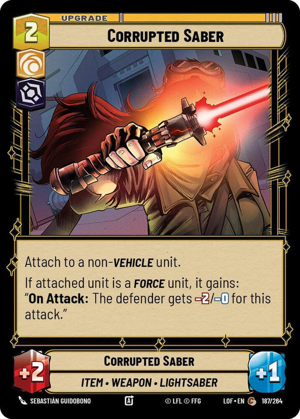 Corrupted Saber - Star Wars Unlimited
