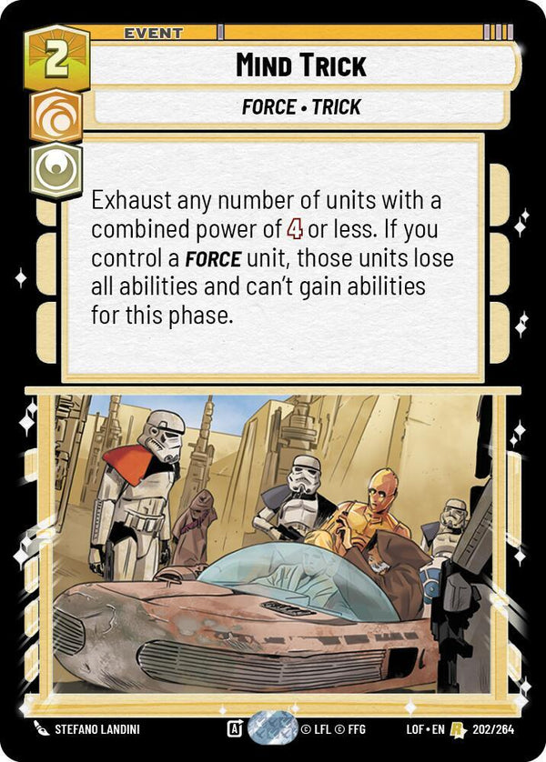 Mind Trick (LOF 202/264) - Star Wars Unlimited