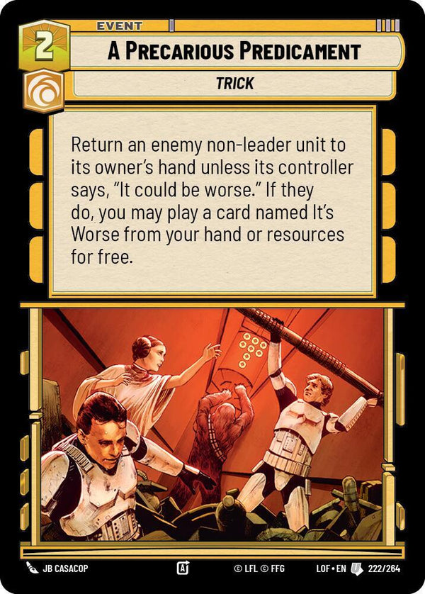 A Precarious Predicament - Star Wars Unlimited