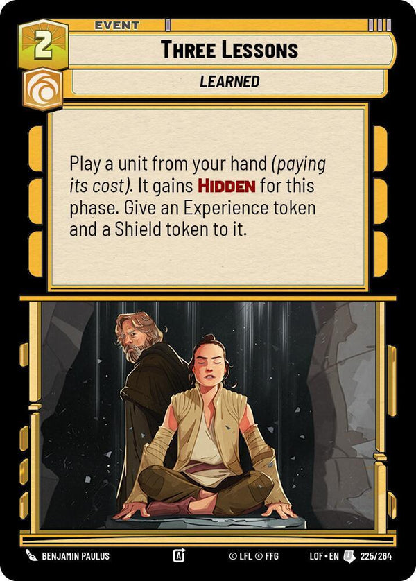 Three Lessons - Star Wars Unlimited
