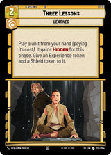 Three Lessons - Star Wars Unlimited