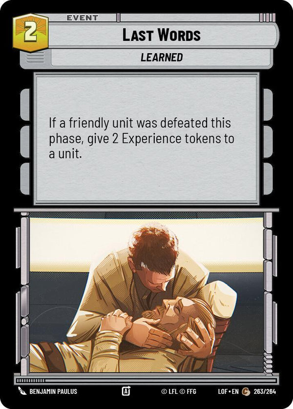 Last Words - Star Wars Unlimited