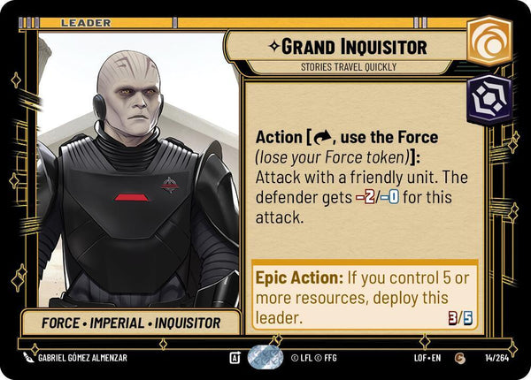 Grand Inquisitor - Stories Travel Quickly - Star Wars Unlimited