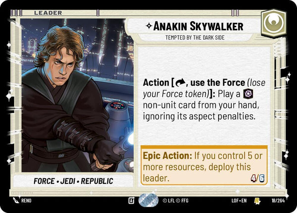 Anakin Skywalker - Tempted by the Dark Side - Star Wars Unlimited
