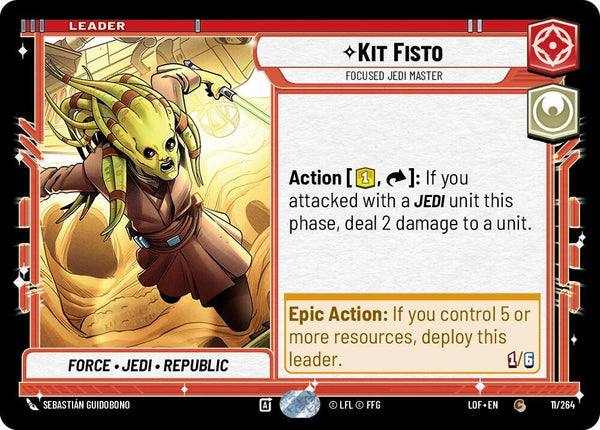 Kit Fisto - Focused Jedi Master - Star Wars Unlimited