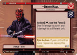 Darth Maul - Sith Revealed (Hyperspace) - Star Wars Unlimited