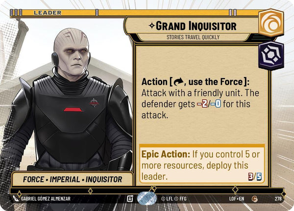 Grand Inquisitor - Stories Travel Quickly (Hyperspace) - Star Wars Unlimited