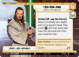 Qui-Gon Jinn - Student of the Living Force (Hyperspace) - Star Wars Unlimited