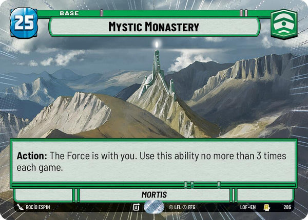 Mystic Monastery (Hyperspace) (LOF 286) - Star Wars Unlimited