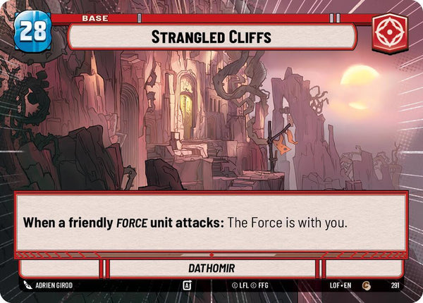 Strangled Cliffs // Force (Hyperspace) - Star Wars Unlimited