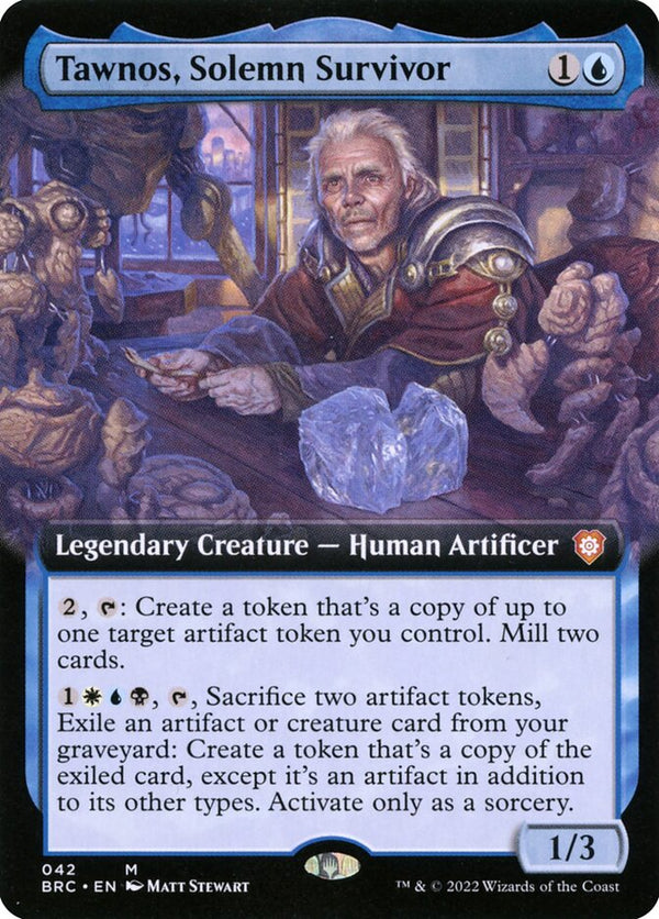 Tawnos, Solemn Survivor (Extended Art) - Magic: The Gathering