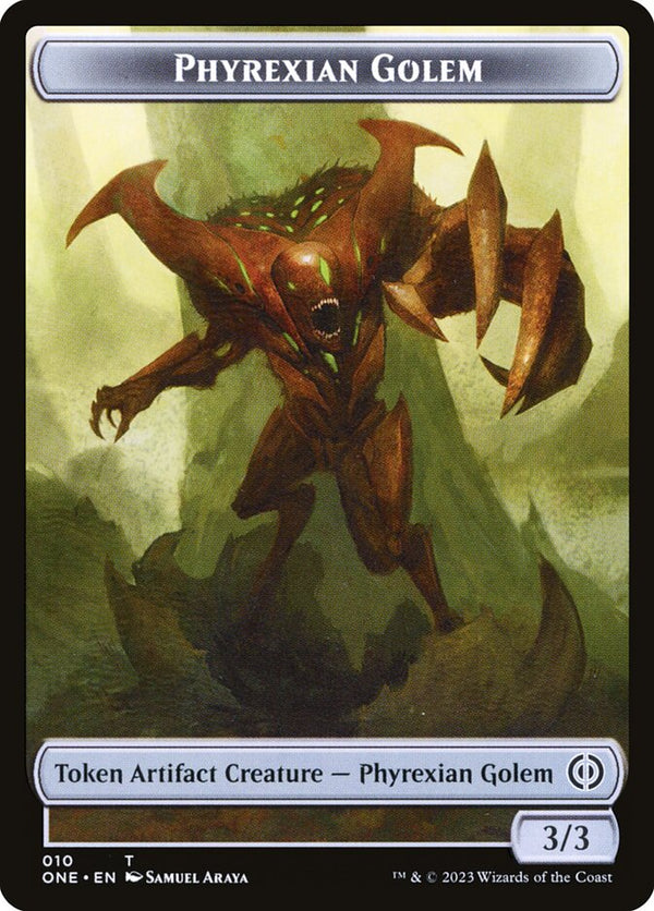 Phyrexian Golem Token - Magic: The Gathering