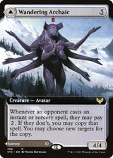 Wandering Archaic (Extended Art) - Magic: The Gathering