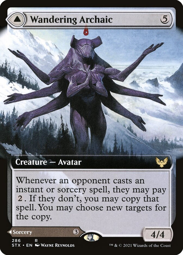 Wandering Archaic (Extended Art) - Magic: The Gathering