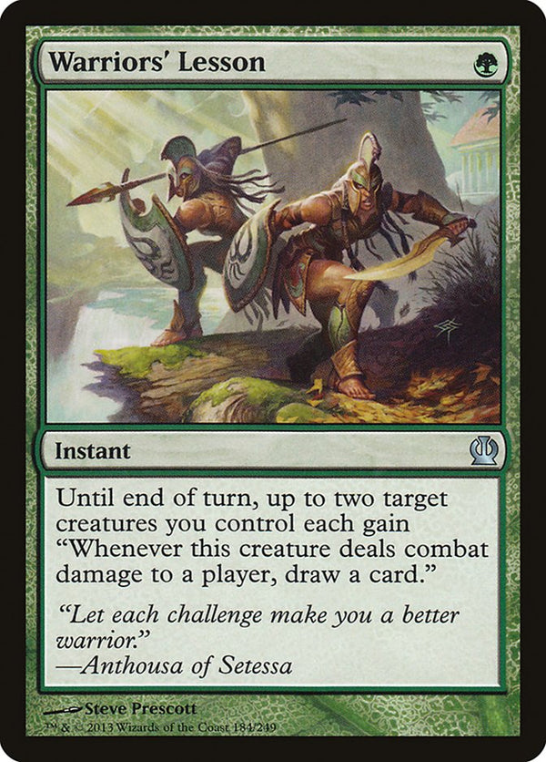 Warriors' Lesson - Magic: The Gathering
