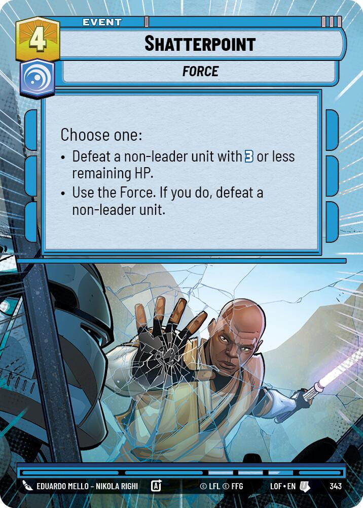 Shatterpoint (343) (Hyperspace) (343) [Legends of the Force]