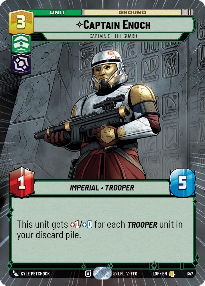 Captain Enoch - Captain of the Guard (347) (Hyperspace) (347) [Legends of the Force]