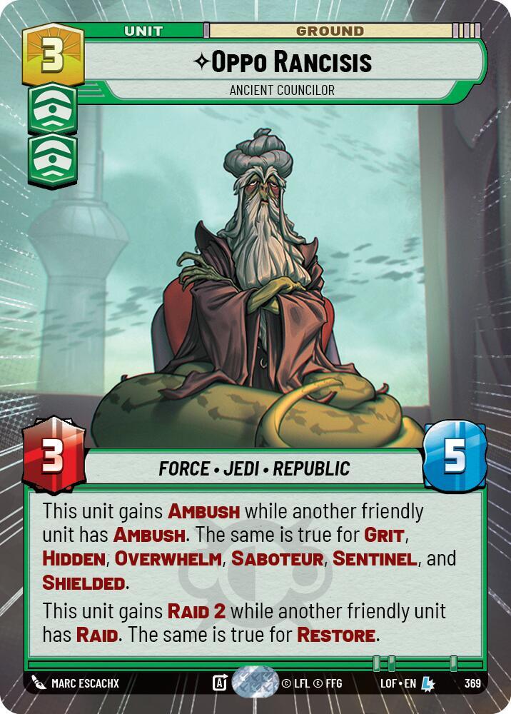 Oppo Rancisis - Ancient Councilor (Hyperspace)