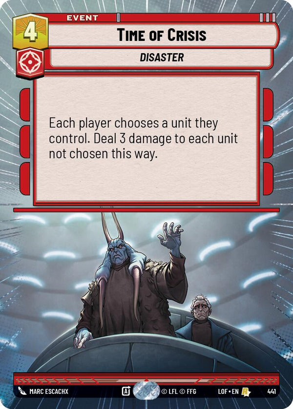 Time of Crisis (441) (Hyperspace) (441) [Legends of the Force] - Fantasy Flight Games