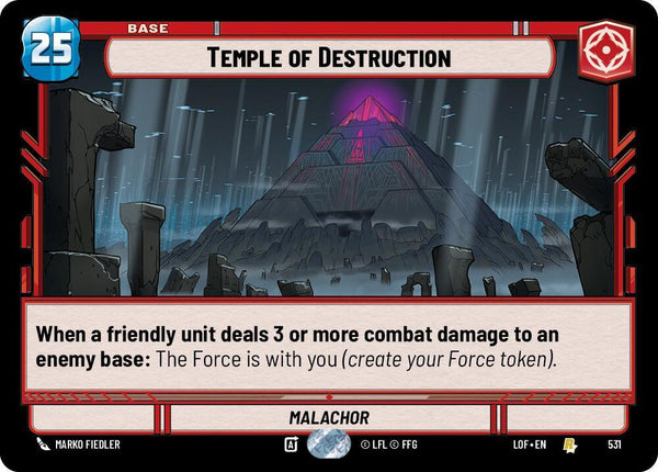 Temple of Destruction (Foil) - Star Wars Unlimited