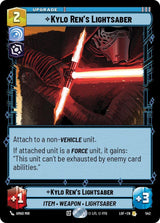 Kylo Ren's Lightsaber (Foil) - Star Wars Unlimited